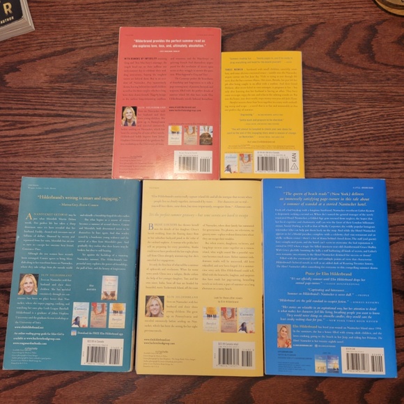 5 Paperback Erin Hilderbrand Novels, Beach Reads, GUC Books - Picture 3 of 4